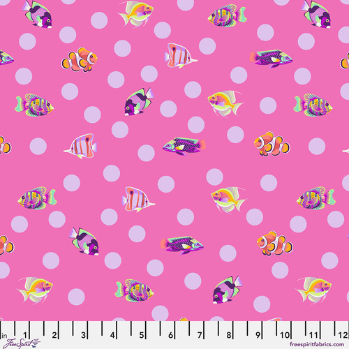 Tula Pink | Floral Reef - School Crossing Fish PWTP268 DELPHINE
