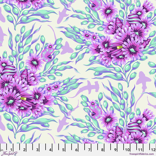 Tula Pink | Floral Reef - Sea Fan PWTP267 ULTRAVIOLET