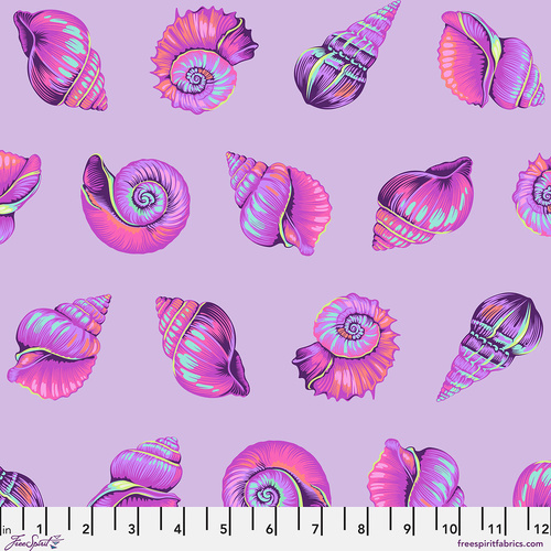 Tula Pink | Floral Reef - Reef Guardians Shells PWTP266 ULTRAVIOLET