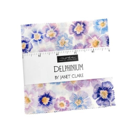 Moda Janet Clare | Delphinium 5" Charm Pack 24650PP
