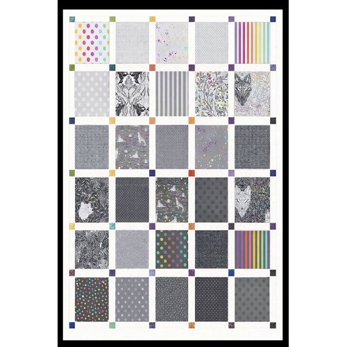 Tula Pink | Graywork Quilt Kit 57 ¼” x 67 ½”