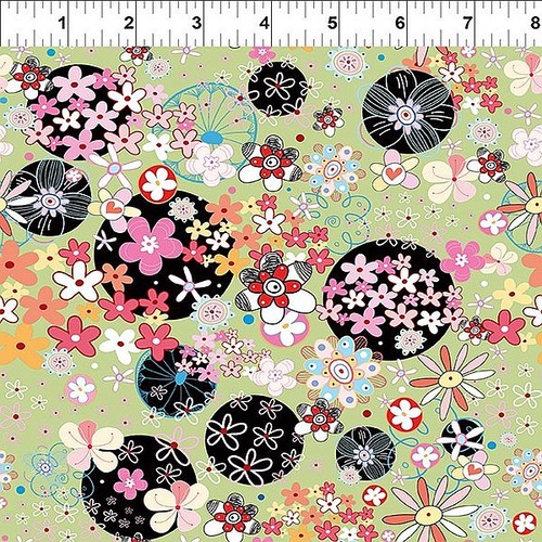 ITB Jason Yenter | Alice – Floral Scatter Garden Green 5AL-1