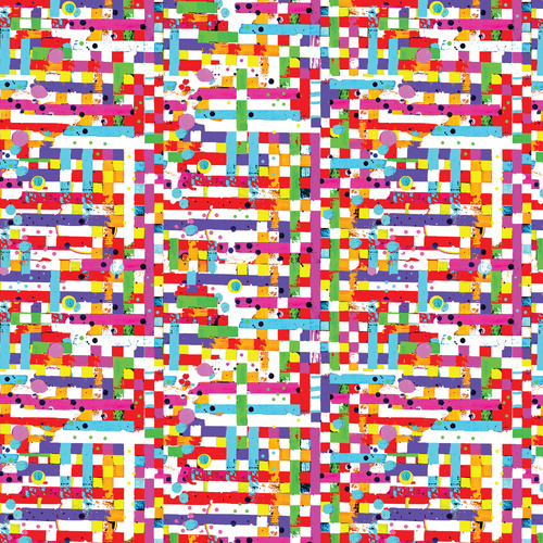 Devonstone | Smile Style Stars Abstract Blocks Multi DV7335