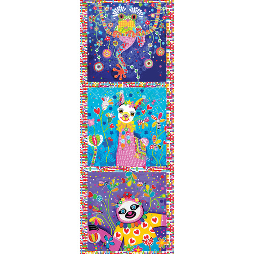 Devonstone | Smile Style Frog Llama Sloth Panel DV7332