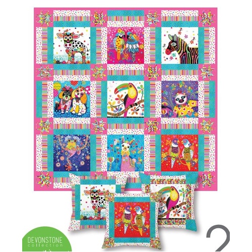 Devonstone | Smile Style Novelty Quilt & Cushion Kit