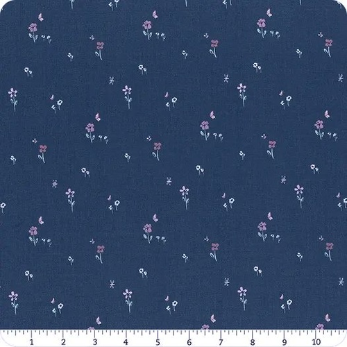 Fabric Remnant | Buds & Butterflies Meadow Minuet (82cm x 112cm)