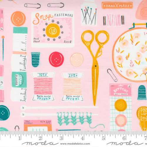 Fabric Remnant |Moda Sew Wonderful Sewing Notions (48cm x 112cm)