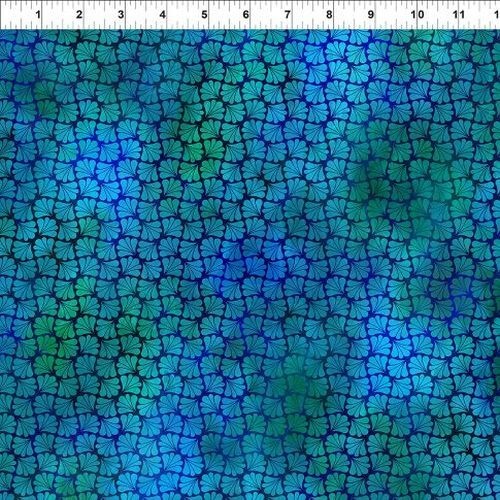 Fabric Remnant |Tapestry Digital Floral Fans (80cm x 112cm)