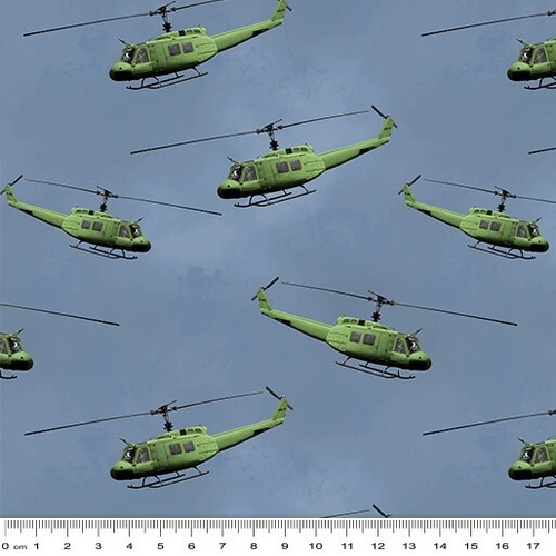 Fabric Remnant | Remembering Vietnam Army Helicopters(74cm x 112cm)