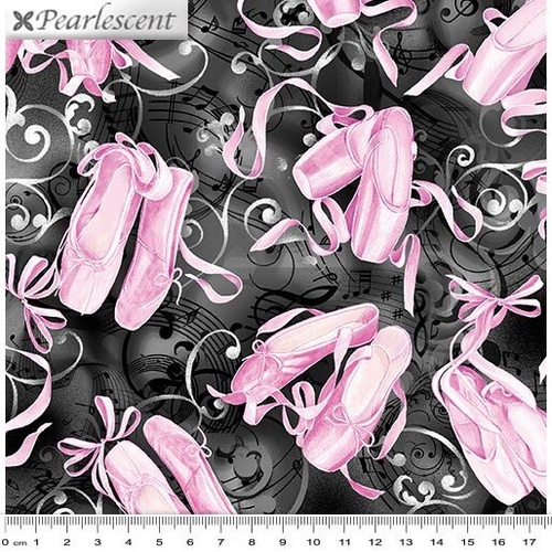 Fabric Remnant | Pearl Ballet Slippers (56cm x 112cm)