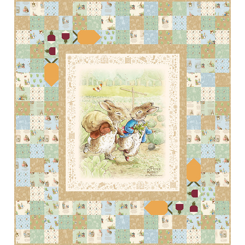 Riley Blake | Peter Rabbit & Benjamin Bunny Adventures Quilt Kit