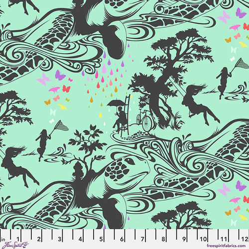 Tula Pink | Prince Charming Déjà Vu –Turtle Bay PWTP276.SWEETMINT