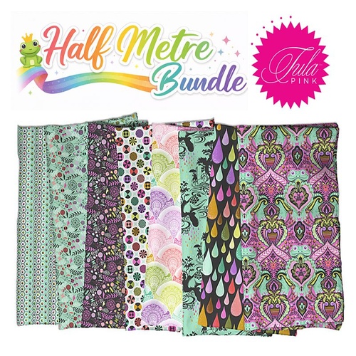 Tula Pink | Prince Charming Déjà Vu | 1/2 Metre Bundle (8 Fabrics)