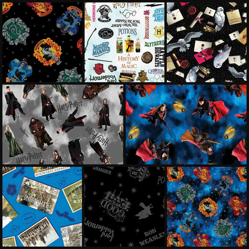 Benartex | Harry Potter | Hogwarts Fat Quarter Bundle ( 8 designs)
