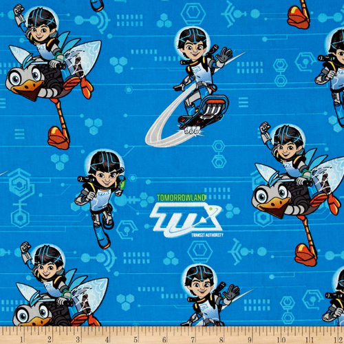 $6.95/Metre -Licensed Disney Disney Miles Tomorrowland