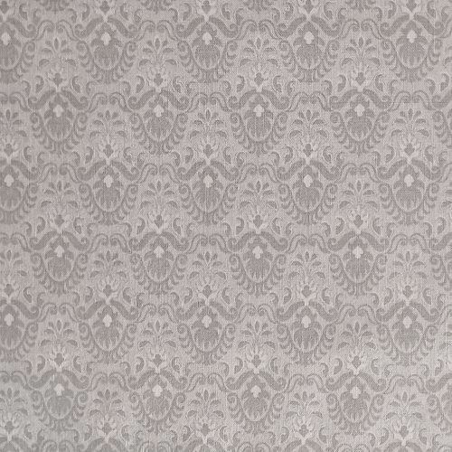 $6.95/Metre -Tonal Medallion Damask Floral Grey 9053