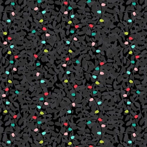 $6.95/Metre -Aussie Bush Christmas Lights Black C3