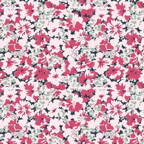$6.95/Metre -Edward Terrace Floral Jane Pink DV5525