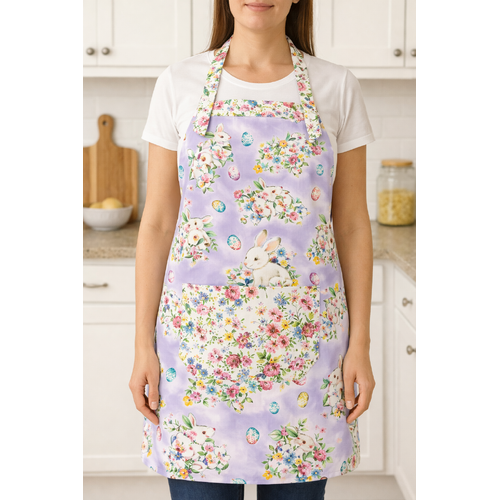 Henry Glass | Basket Full of Blessings | Bunny Floral Apron Kit