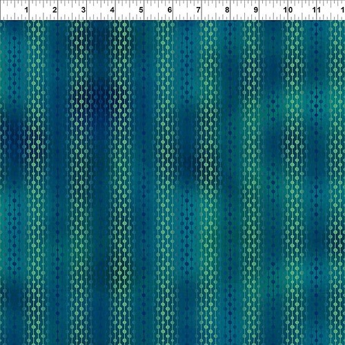 ITB Jason Yenter | La Luna | Ombre Stripe Beaded Teal 10LL-1