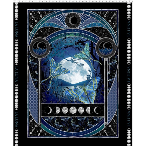 ITB Jason Yenter | La Luna | 36" Wall Quilt Panel 1LL-1M