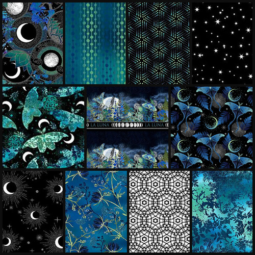 ITB Jason Yenter | La Luna | Fat Quarter Bundle 11 Designs