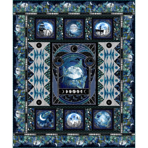 ITB Jason Yenter | La Luna | Quilt Fabric Kit 77" x 83"