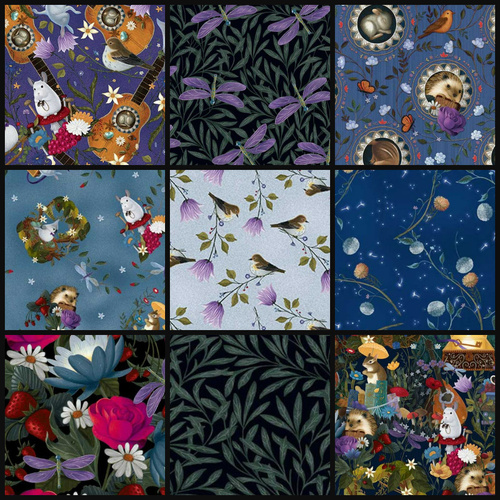 Henry Glass | Serenade | Fat Quarter Bundle 9 Designs