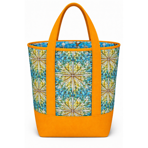 Henry Glass | Faith in Full Color | Stained Glass Mosaic Grocery Bag Kit