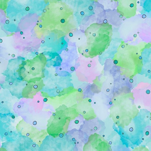 P & B Textiles | Pondside Pals | Clouds Bubbles Multi | PB6040MU