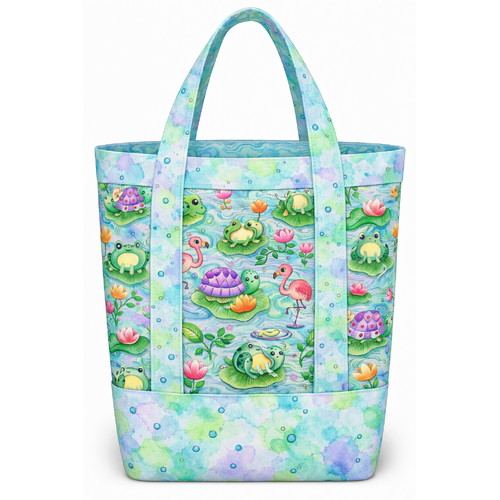 P & B Textiles | Pondside Pals | Friends Grocery / Library / Carry Bag Kit