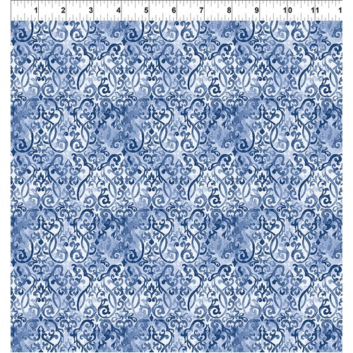 ITB Jason Yenter | Sanctuary | Blue Ironwork Damask | 8SA-1