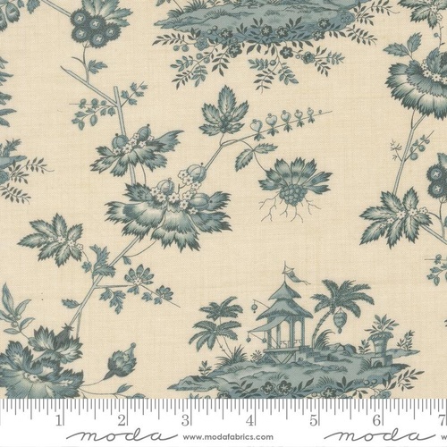 Moda | Fleur De Paris | Jardinage Florals Scenic Pearl Blue | 13992-13