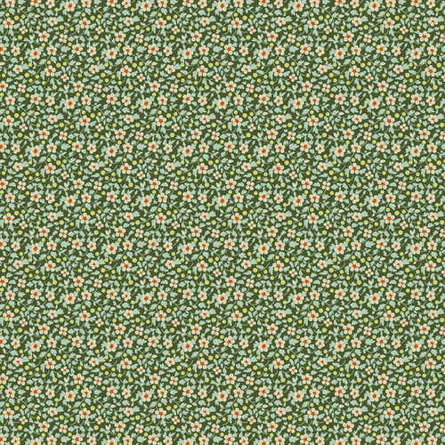 Tilda | Brie Basics | Pine Floral Fabric 130188
