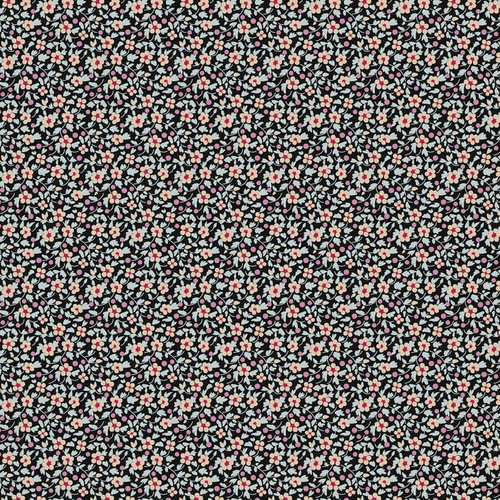 Tilda | Brie Basics | Charcoal Floral Fabric 130186