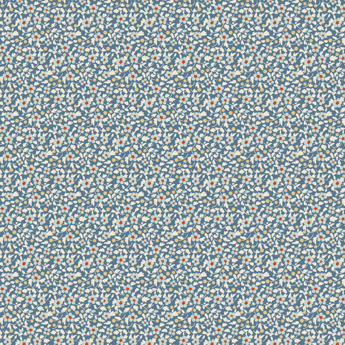 Tilda | Brie Basics | Blue Floral Fabric 130131