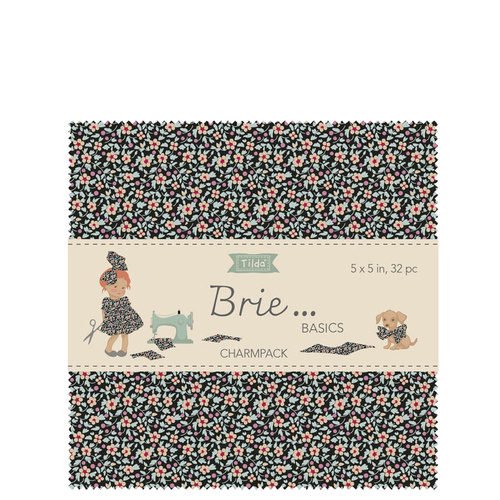 Tilda | Brie Basics | Charm Pack 5" Squares 300273
