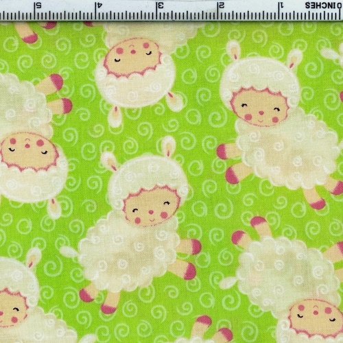 $9.95/M | Blank Textiles | Spring Fling Cute Lambs Green BQ8377 066