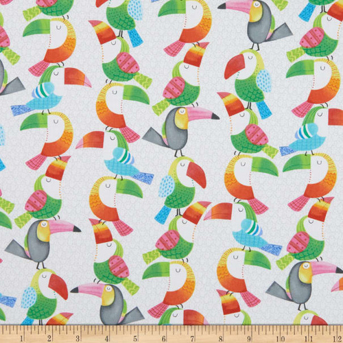 $9.95/M | Blank Quilting | Tropical Zone Parrots 9867 001