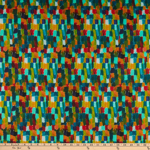 $9.95/M | Benartex | Painted Horses Crayon Geo Multi 6667-99