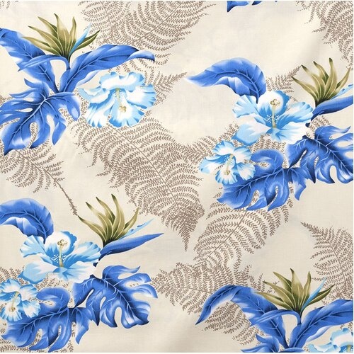 $9.95/M | Hibiscus Tropical Flowers Blue HBBKI949 025