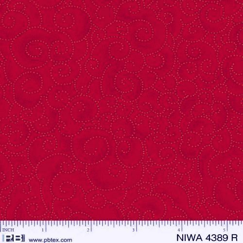 Fabric Remnant | Niwa Metallic Oriental Swirl (88cm x 112cm)