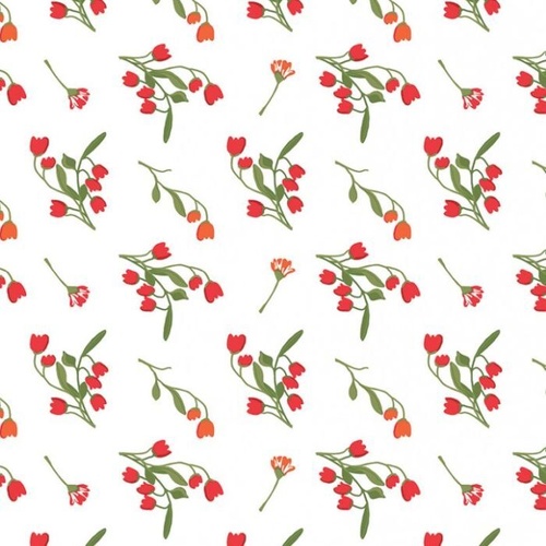 Fabric Remnant | Aussie Flower Garden Dainty Wildflowers (76cm x 112cm)