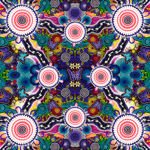 Fabric Remnant | Spirit of the Bush 2 Aboriginal Women's Business (80cm x 112cm)