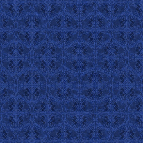 Clothworks | Unicorn Magic | Digital Coat of Arms Blue Y4713-90