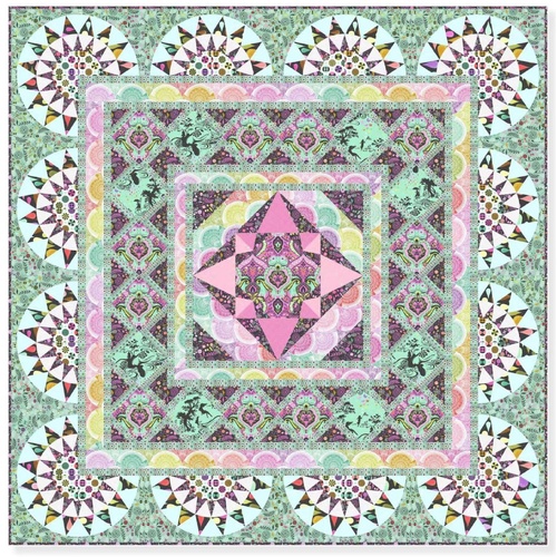 Tula Pink | Prince Charming Déjà Vu |  Amphibian Majesty Quilt Kit