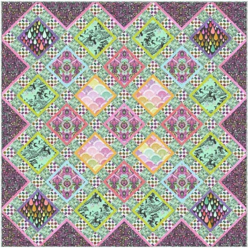 Tula Pink | Prince Charming Déjà Vu |  Leapfrog Quilt Kit