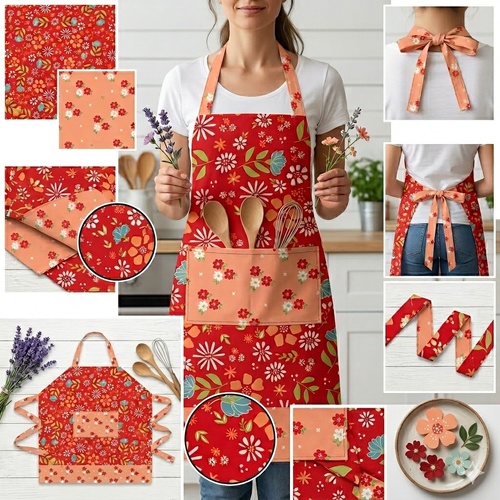 Moda | Laguna Sunrise | Floral Apron Fabric Kit #1