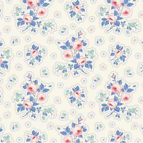 Tilda | Something Blue | First Kiss Floral Cream 100669