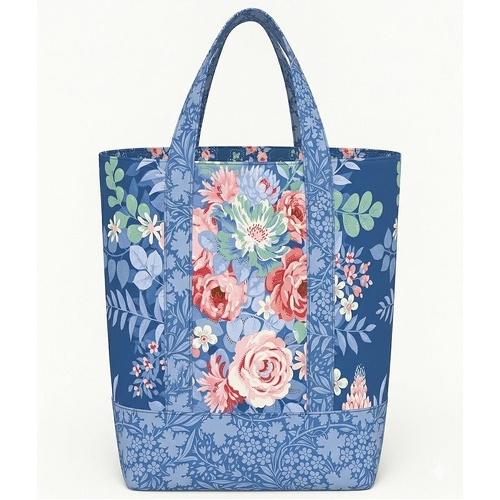 Tilda | Something Blue | Floral Grocery / Library Bag Kit #4